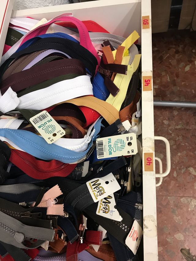 Cremalleras para chamarras 50 cremalleras por 50€