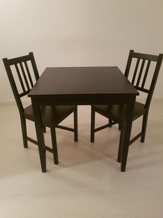 Ikea: mesa comedor Lerhamn y 2 sillas Stefan de segunda mano por 40 ... Ikea: mesa comedor Lerhamn y 2 sillas Stefan de segunda mano por 40 ...