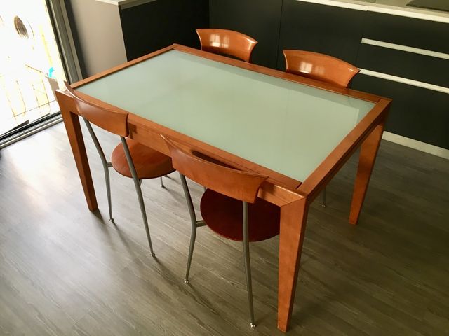 Mesa comedor extensible + Sillas de segunda mano por 325 € en Anglès ... Mesa comedor extensible + Sillas de segunda mano por 325 € en Anglès ...