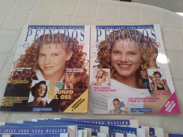 Coleccion revistas peinados y belleza