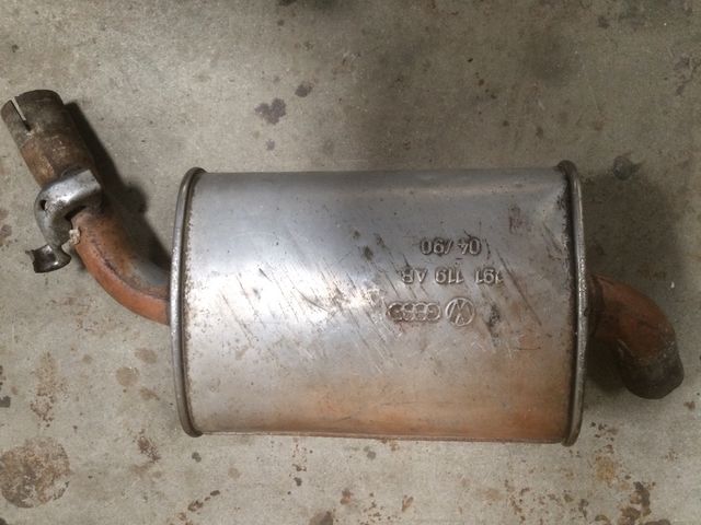 Silencioso trasero vw golf mk2