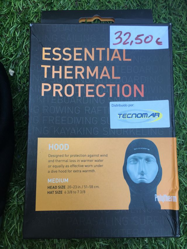 Capucha termica submarinismo