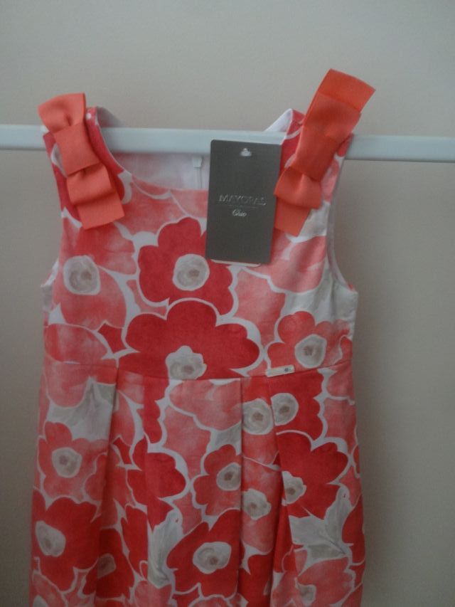 Vestido ceremonia niña talla 6 años mayoral