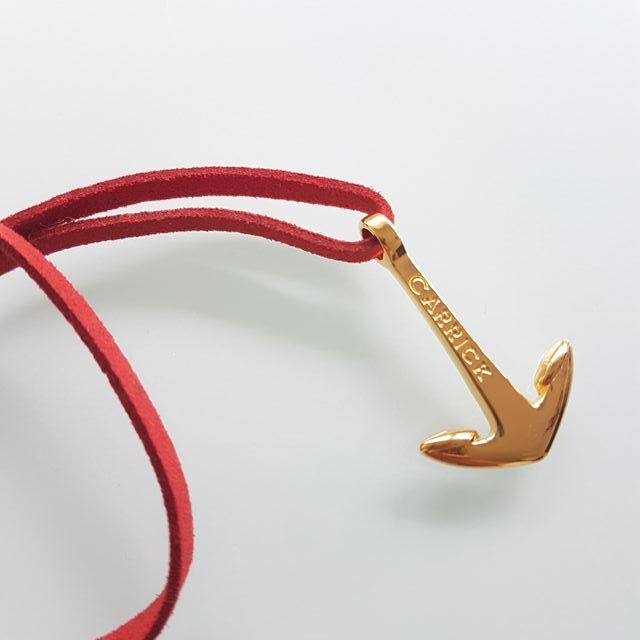 Pulsera Carrick ancla dorada