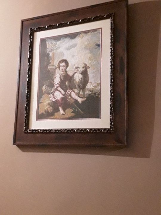 cuadro en punto de cruz