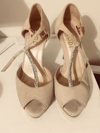 zapatos de novia de colores de segunda mano en wallapop