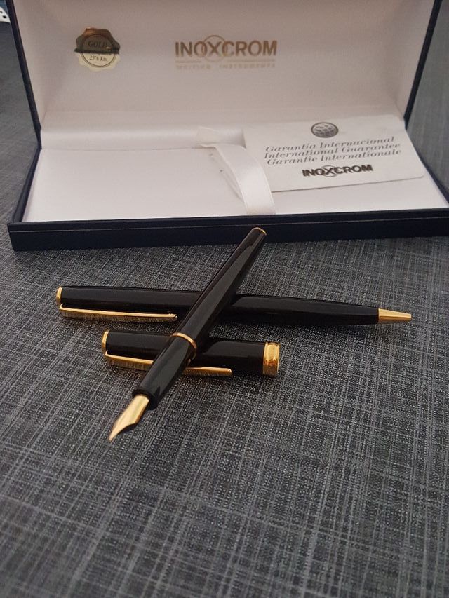 Conjunto bolígrafo y pluma INOXCROM