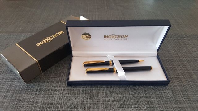 Conjunto bolígrafo y pluma INOXCROM