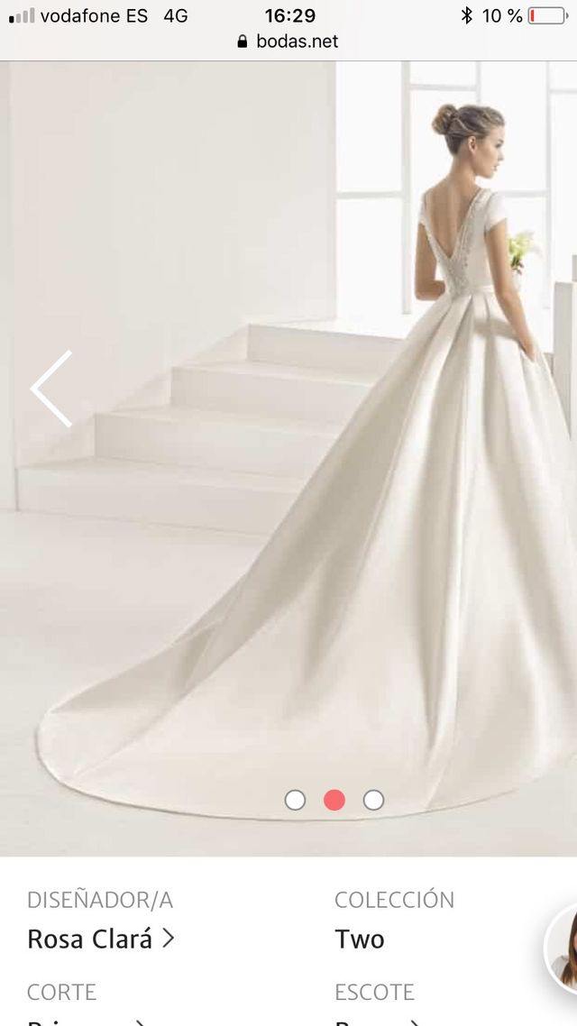 vestido novia rosa clará 2017 de segunda mano por 900 € en murcia en