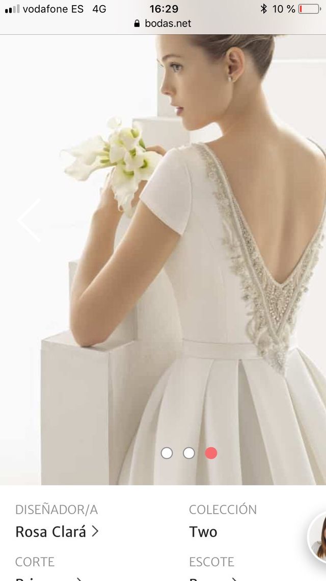 vestido novia rosa clará 2017 de segunda mano por 900 € en murcia en