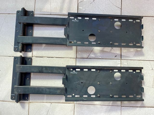 Supporto da parete per TV a 2 scomparti