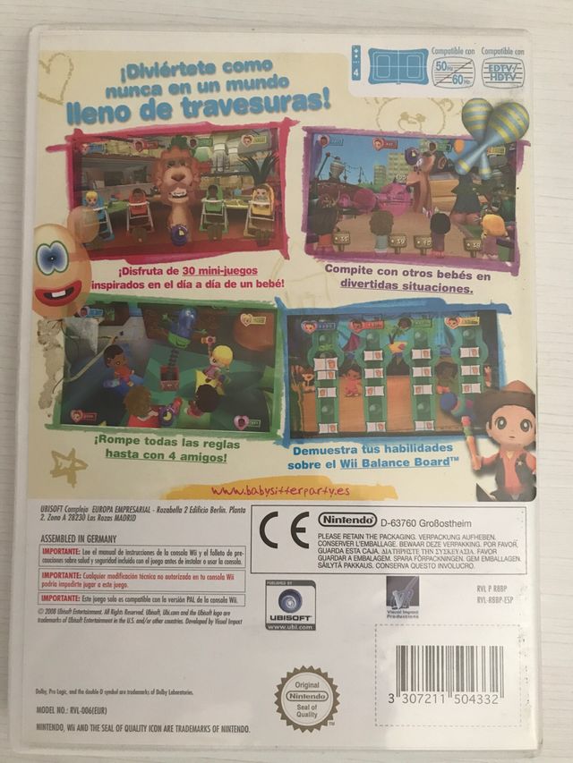 Juego Baby-sitter Patty para wii
