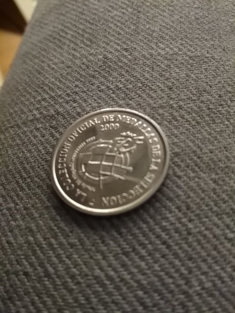 Moneda Urzaiz Selección Española año 2000