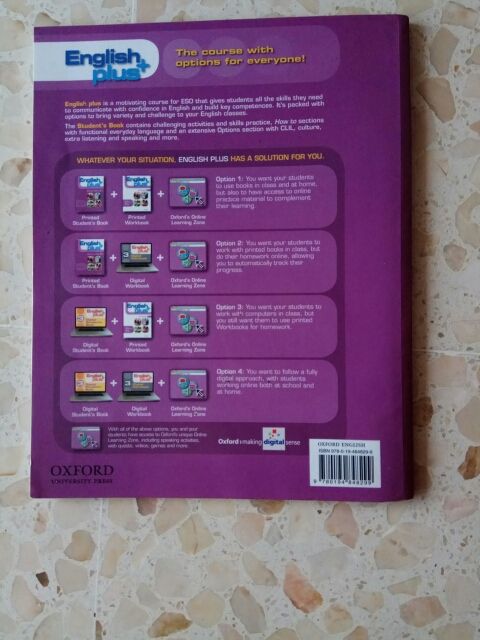 Libro escolar english+ 3 student's book