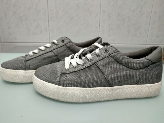 Zapatillas Doblesuela Gris