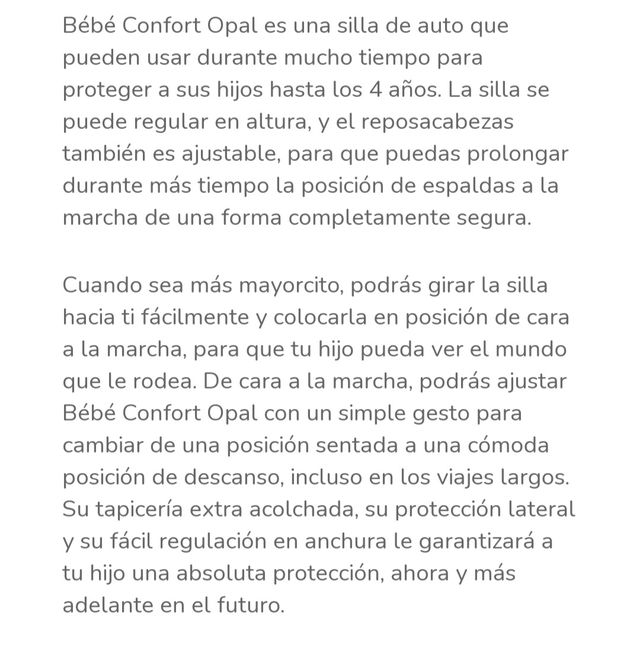 Silla coche como nueva