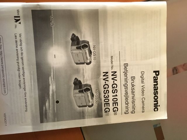 Videocamera Panasonic