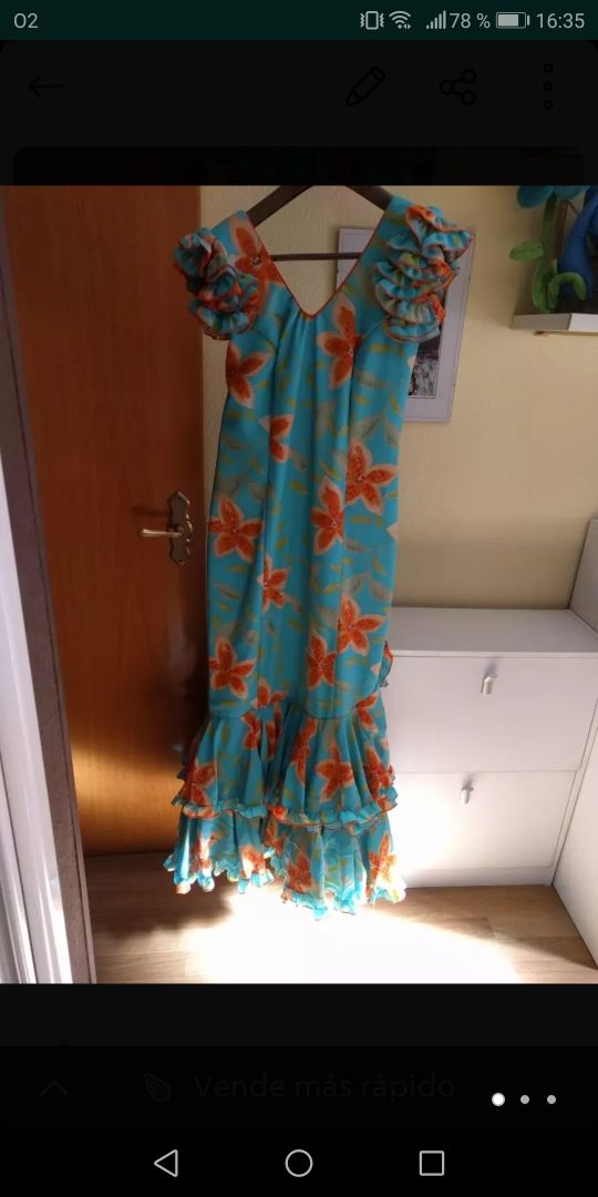 Vestido de flamenca.