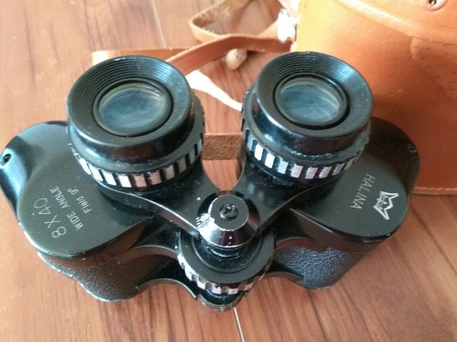 prismáticos halina 8x 40. prismáticos vintage