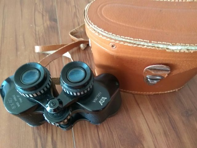 prismáticos halina 8x 40. prismáticos vintage