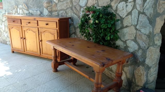 Muebles rústicos comedor de segunda mano por 80 € en Empuriabrava en ... Muebles rústicos comedor de segunda mano por 80 € en Empuriabrava en ...