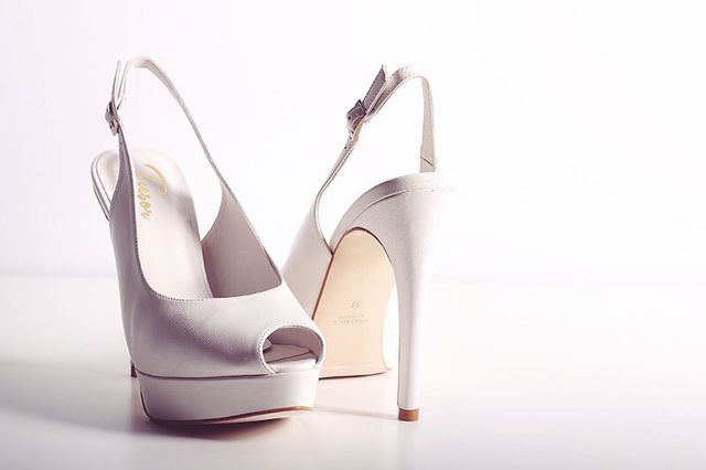 Zapato novia piel talla 40