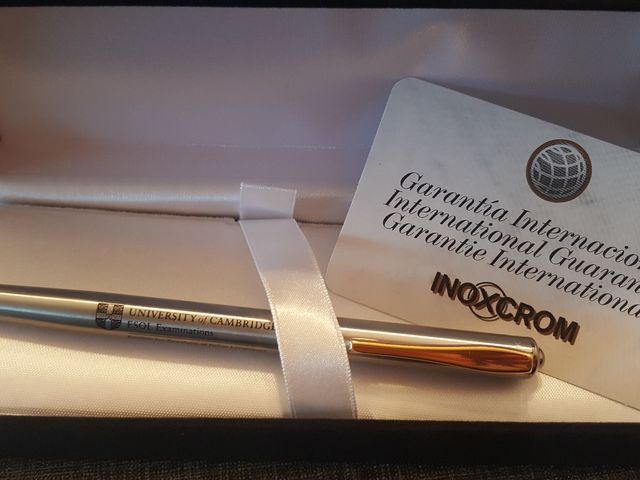 Pluma INOXCROM - UNIVERSITY OF CAMBRIDGE