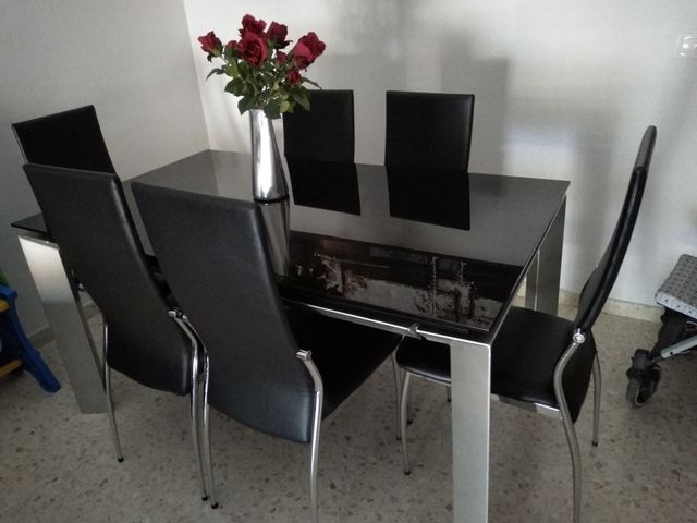 Mesa comedor y conjunto de seis sillas. de segunda mano por 400 € en ... Mesa comedor y conjunto de seis sillas. de segunda mano por 400 € en ...