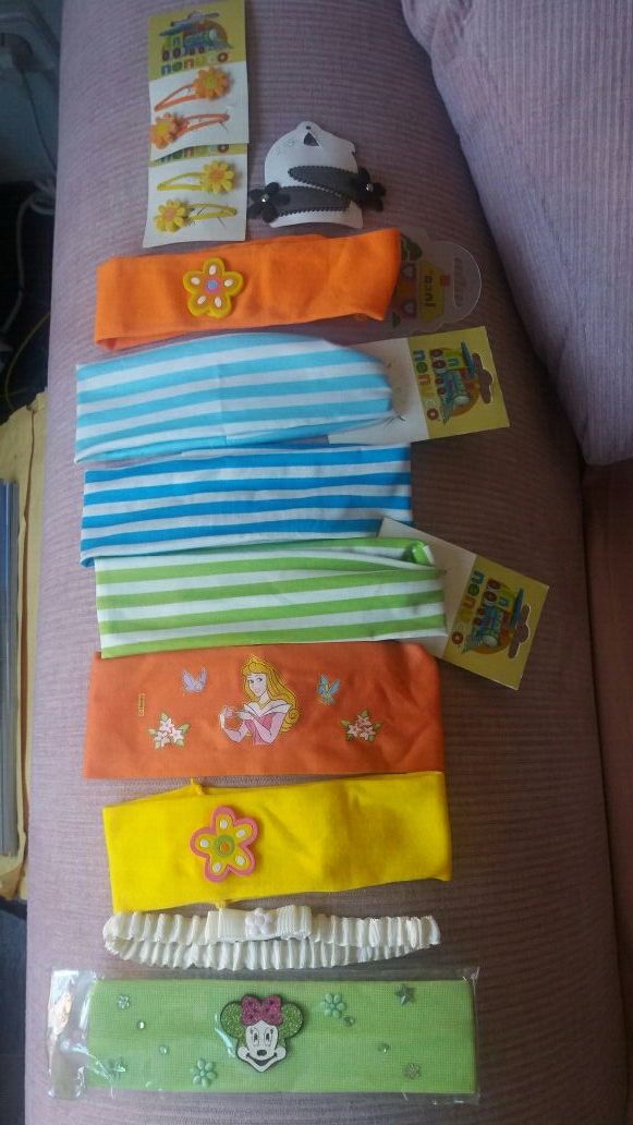 Lote diademas y horquillas NUEVAS