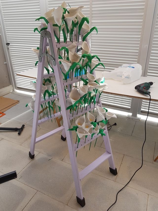 Escalera madera adorno