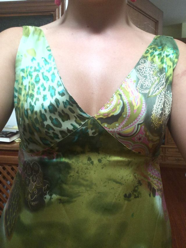 Vestido mujer fiesta seda