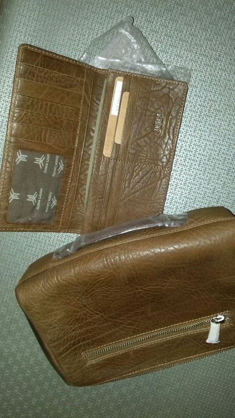 Neceser y Monedero  JVSLA piel
