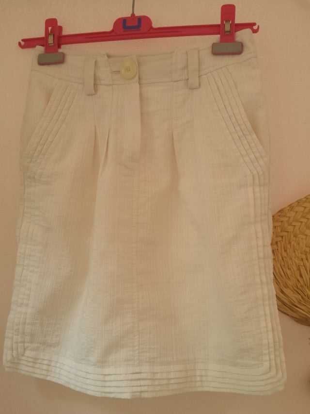 minifalda blanca #34
