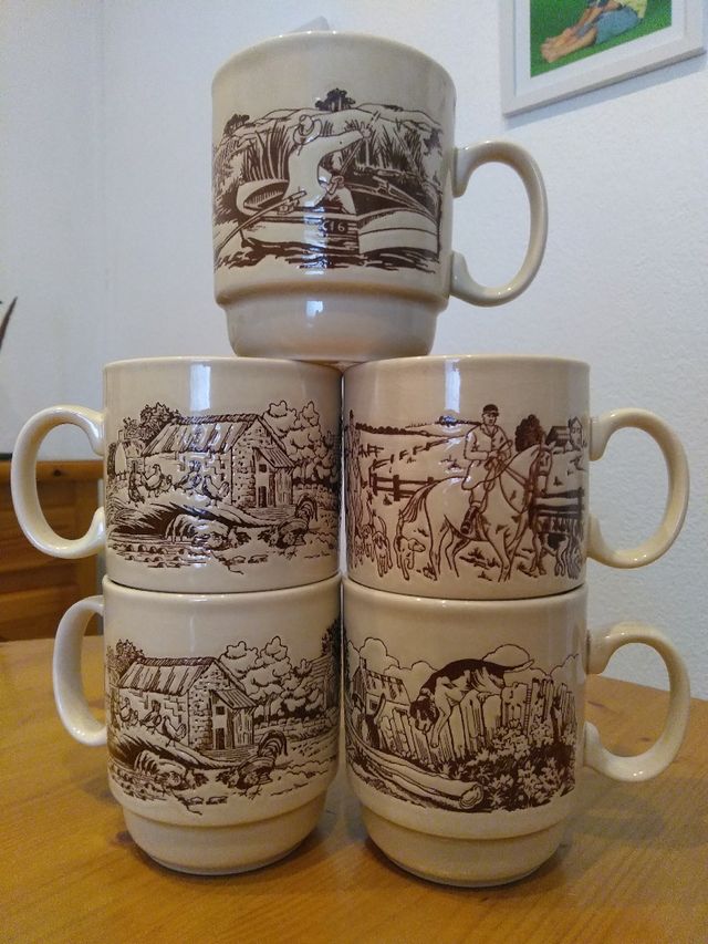 TAZAS DE CERAMICA