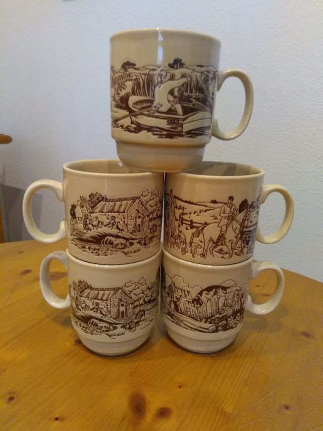 TAZAS DE CERAMICA
