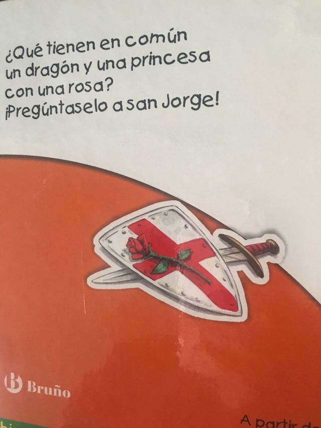 El dragón, la princesa , S.Jorge y la rosa