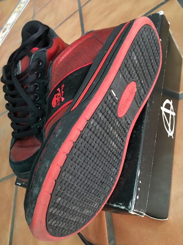 Zapatillas Anarchic Punk Skate Goth