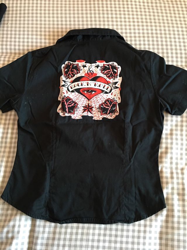 Camisa The Bones Punk Oi Rockabilly Psychobilly