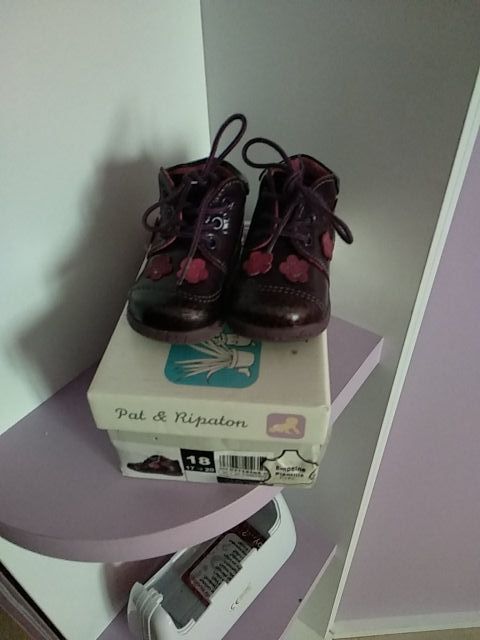 Botitas moradas n°18 y n°20