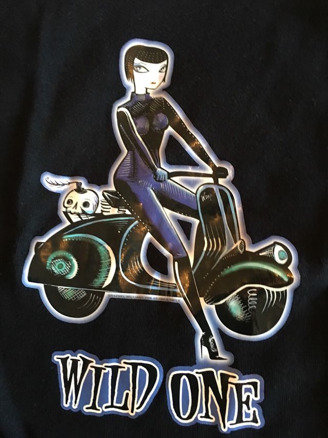 Camiseta Miss Anne Thrope Vespa Gotico Punk Goth