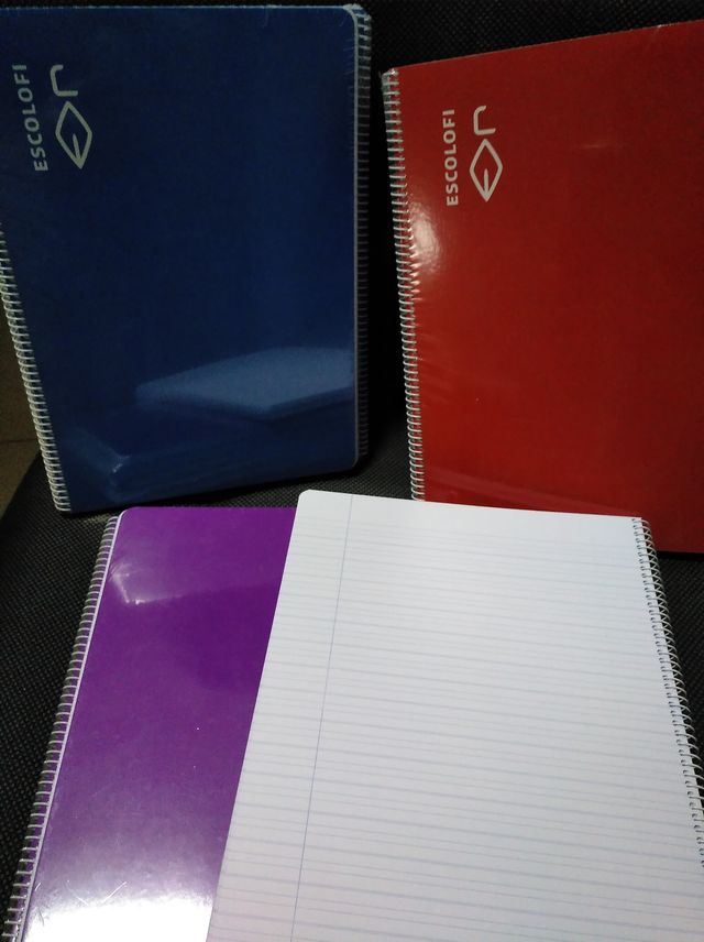 Libreta espiral "escolofi" montessori 3.5mg (3und)