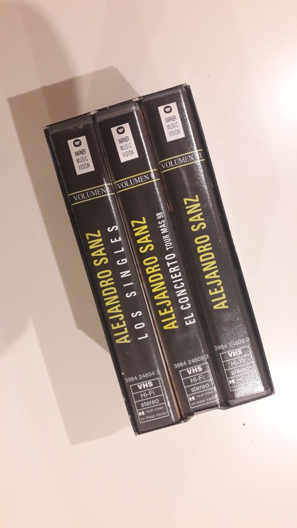 vhs videos Alejandro Sanz