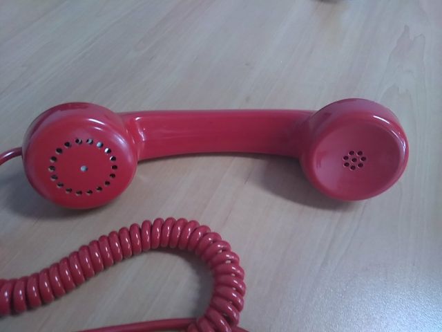 teléfono rojo de CITESA de teclas