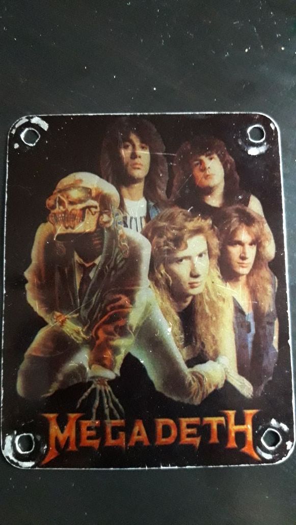 Parche metálico de Megadeth
