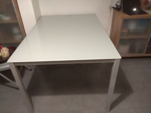 Mesa comedor cristal glaseado de segunda mano por 120 € en Barcelona ... Mesa comedor cristal glaseado de segunda mano por 120 € en Barcelona ...