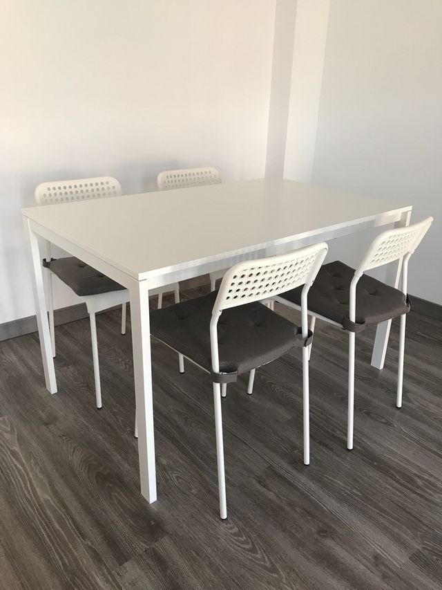 Mesa comedor IKEA MELLTORP/ADDE Mesa con 4 sillas de segunda mano ... Mesa comedor IKEA MELLTORP/ADDE Mesa con 4 sillas de segunda mano ...