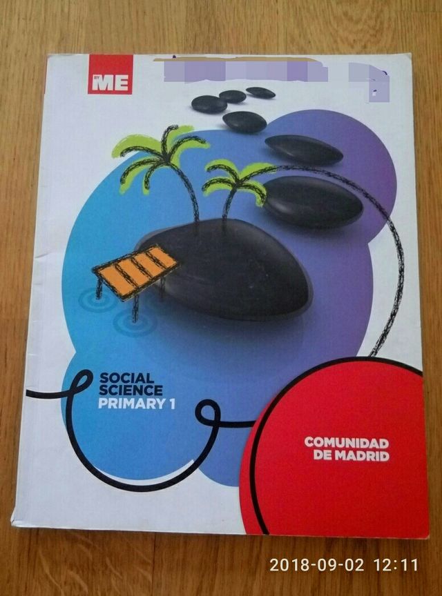 Libro escolar Social Science 1 Primaria Edelvives