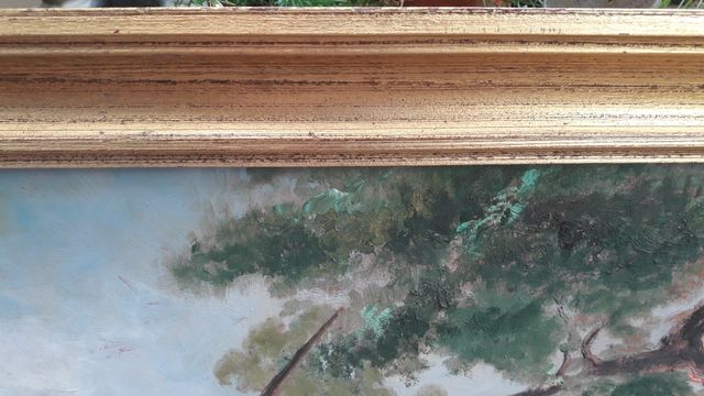 CUADRO AL OLEO,  SOBRE  TABLA