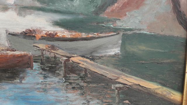 CUADRO AL OLEO,  SOBRE  TABLA