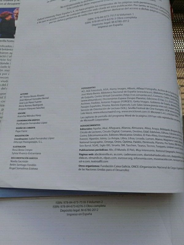 Lengua castellana/literatura 2 de ESO